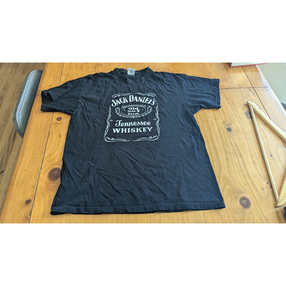 Jack Daniels Tennessee Whiskey Graphic‎ T-Shirt Black B&C Collection Medium